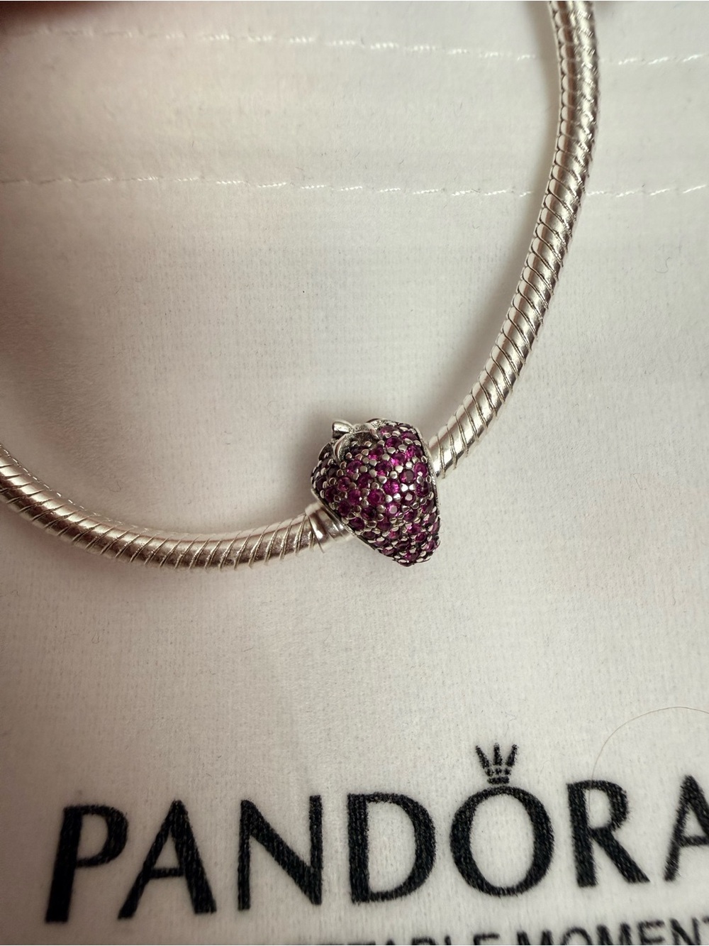 Pandora Pavé Strawberry Charm.